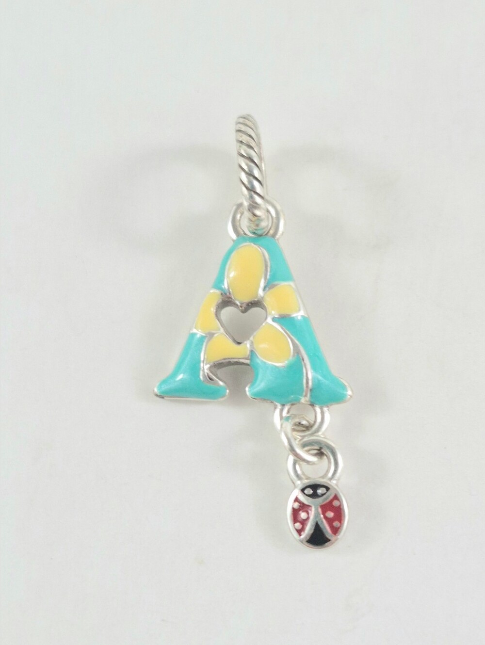 Brighton Letter A Enamel Charm